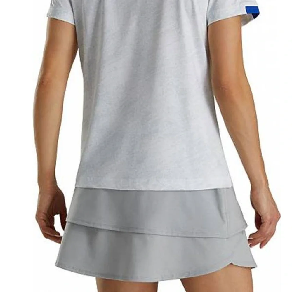 FJ FootJoy Performance Layered Gray Golf Skort Skirt Women's Size Medium